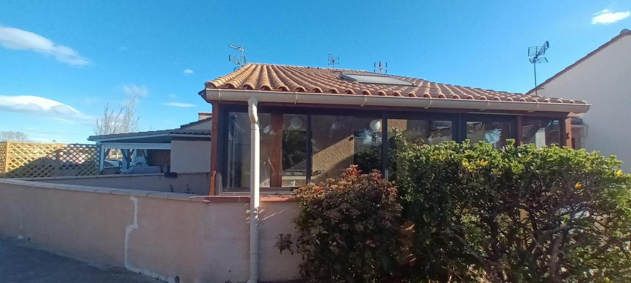 Patios De La Mer Villa A 200 M De La Plage- Clim - Wifi - Parking Saint-Cyprien  Exterior foto